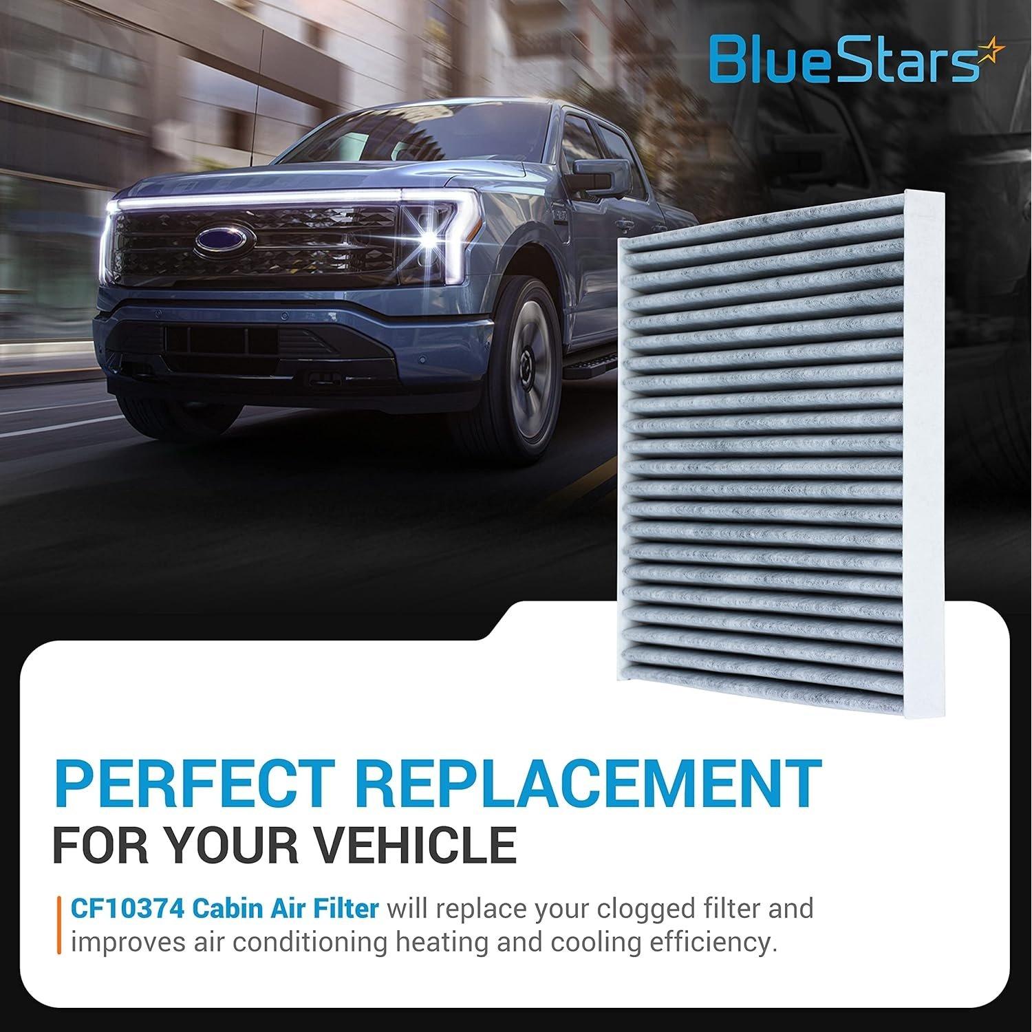 2-Pack Activated Carbon Cabin Air Filter CF10374 image 2