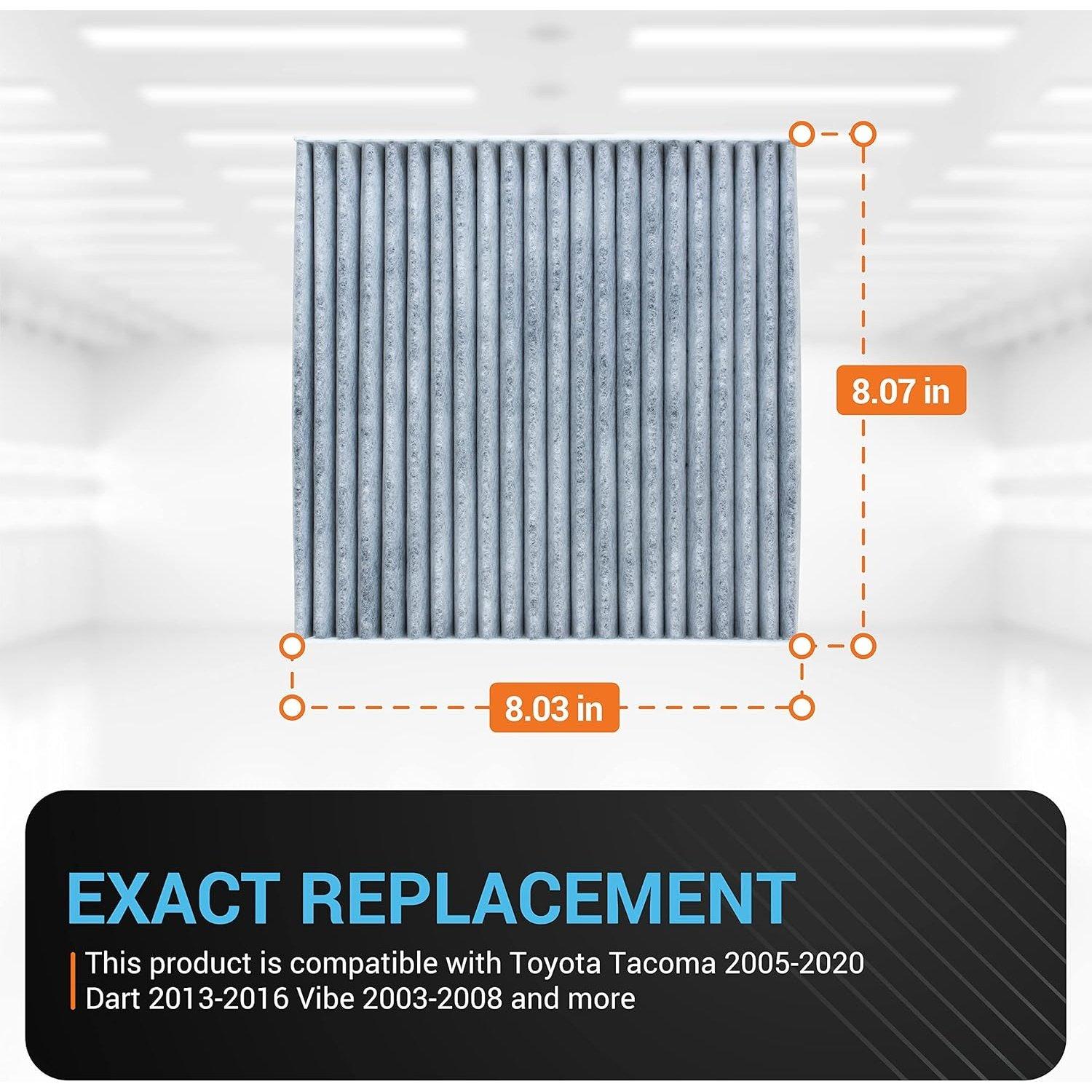 2-Pack Activated Carbon Cabin Air Filter CF10374 image 3