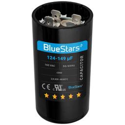 [Lifetime Warranty] 124-149 uF MFD 165 VAC Round Start Capacitor - Fits AC Motor Run, Fan Start, Heat Pump thumbnail 0