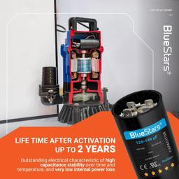 [Lifetime Warranty] 124-149 uF MFD 165 VAC Round Start Capacitor - Fits AC Motor Run, Fan Start, Heat Pump thumbnail 11