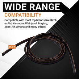 [Lifetime Warranty] W11177741 W10300924 Dishwasher Gasket Door Seal - Compatible with Whirlpool Maytag Kenmore Dishwashers - Replaces 4843807 W10660528 W10300924VP AP6285721 PS12348515 thumbnail 5