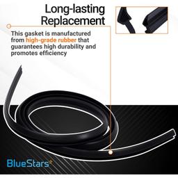 [Lifetime Warranty] W11177741 W10300924 Dishwasher Gasket Door Seal - Compatible with Whirlpool Maytag Kenmore Dishwashers - Replaces 4843807 W10660528 W10300924VP AP6285721 PS12348515 thumbnail 3