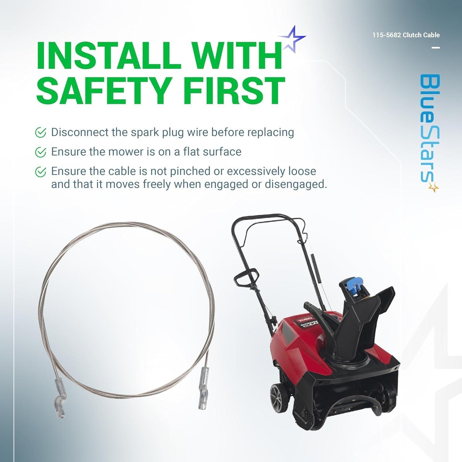 [Lifetime Warranty] 115-5682 Clutch Cable image 2