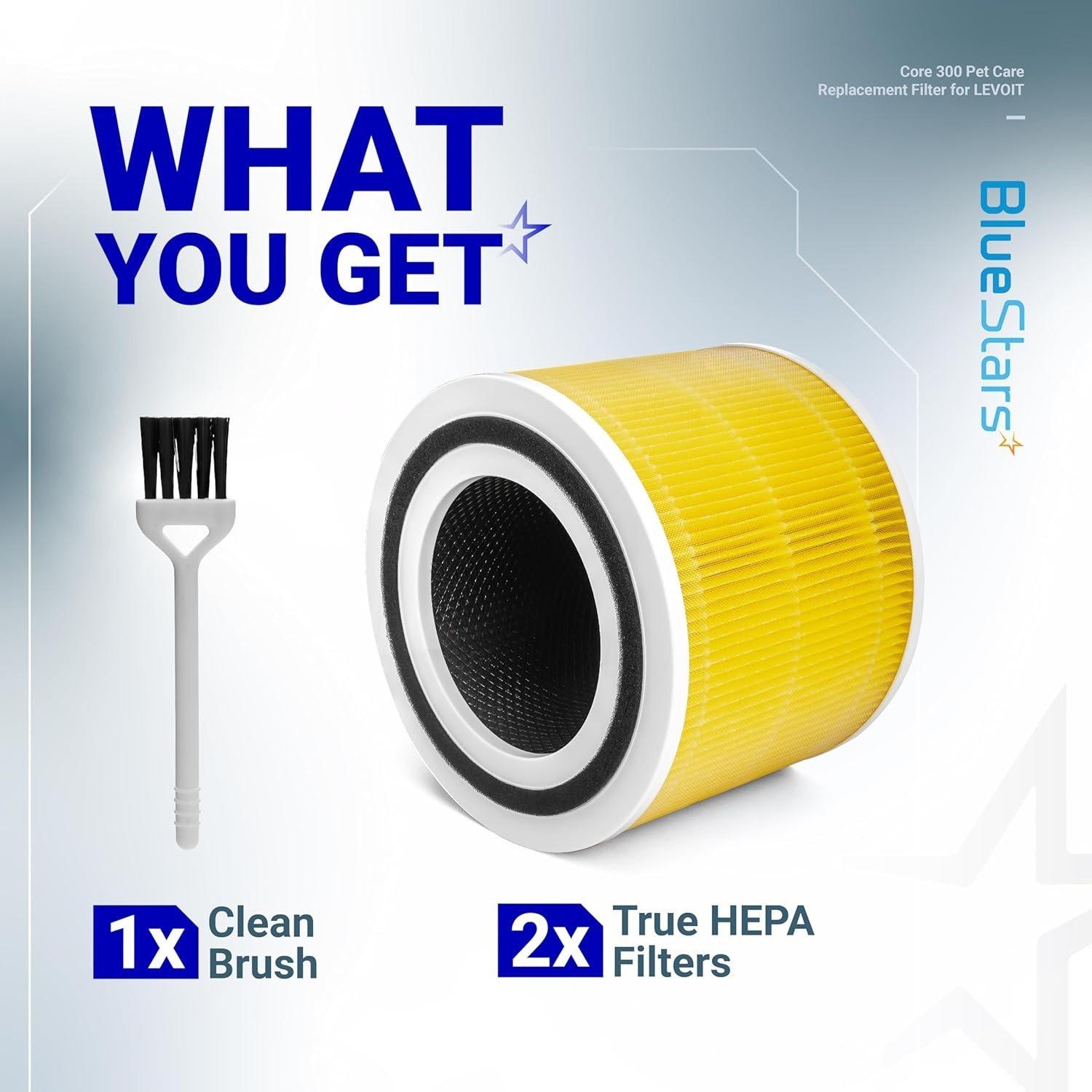 2 Pack, Yellow Core 300 Pet Care Filter image 3