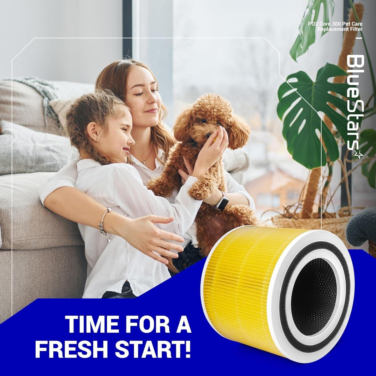 2 Pack, Yellow Core 300 Pet Care Filter image 8