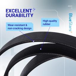 [Lifetime Warranty] 8540101 Washer Belt Standard Size 0.55 Inches Wide 48 Inches Long - Compatible with Whirpool & Kenmore Washers - Replaces AP6013037 8540348 thumbnail 6