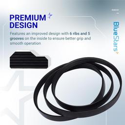 [Lifetime Warranty] 8540101 Washer Belt Standard Size 0.55 Inches Wide 48 Inches Long - Compatible with Whirpool & Kenmore Washers - Replaces AP6013037 8540348 thumbnail 5