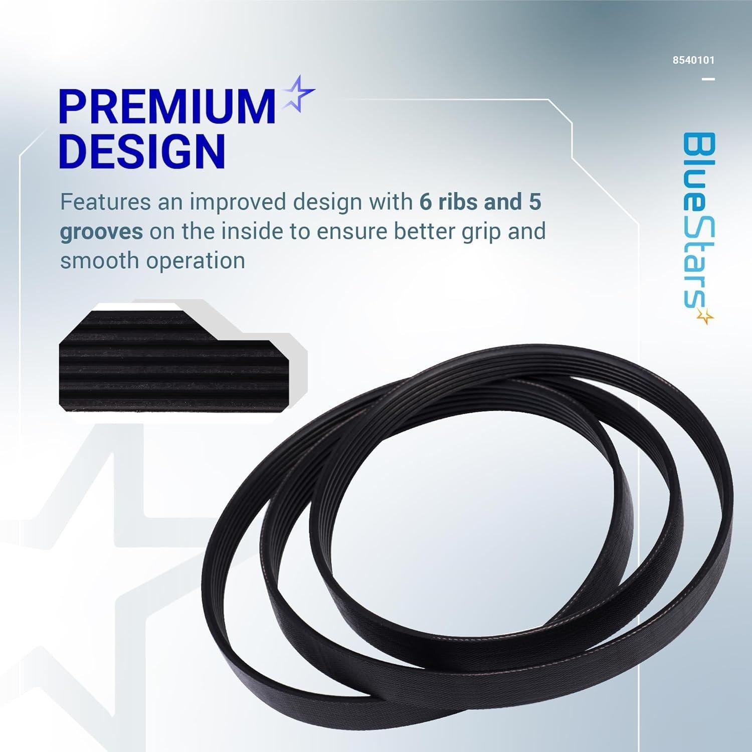 [Lifetime Warranty] 8540101 Washer Belt Standard Size 0.55 Inches Wide 48 Inches Long - Compatible with Whirpool & Kenmore Washers - Replaces AP6013037 8540348 image 5