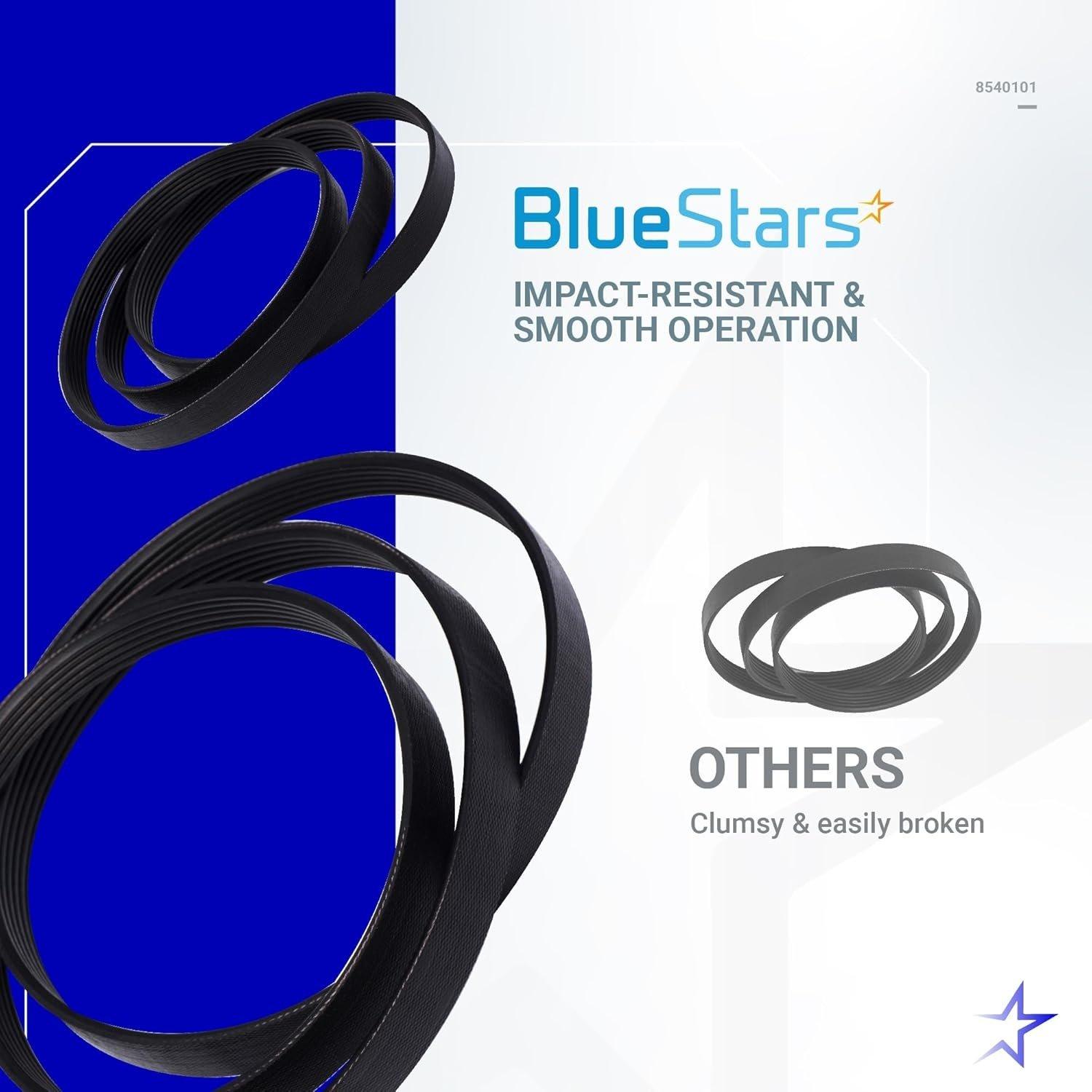 [Lifetime Warranty] 8540101 Washer Belt Standard Size 0.55 Inches Wide 48 Inches Long - Compatible with Whirpool & Kenmore Washers - Replaces AP6013037 8540348 image 3