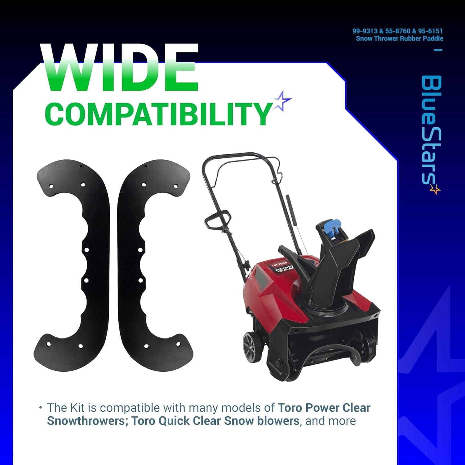 [Lifetime Warranty] 99-9313 Rubber Paddles 55-8760 Scraper Blade 95-6151 image 6