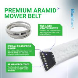 [Lifetime Warranty] Mower Deck Belt M126536 114.25" x 0.5" thumbnail 7