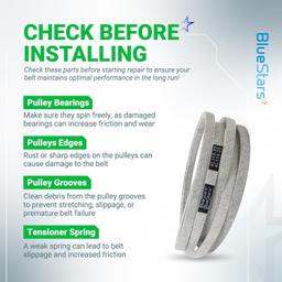 [Lifetime Warranty] Mower Deck Belt M126536 114.25" x 0.5" thumbnail 6