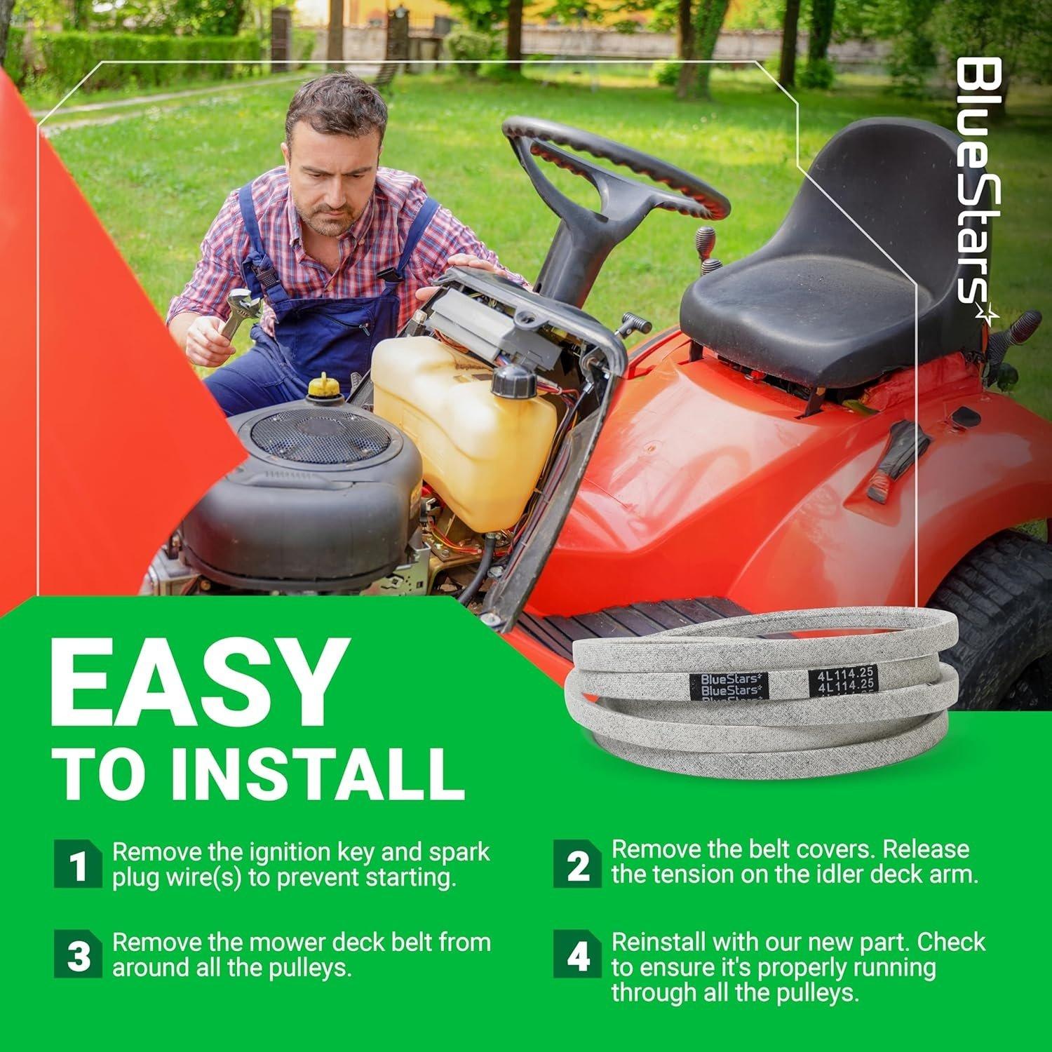 [Lifetime Warranty] Mower Deck Belt M126536 114.25" x 0.5" image 2