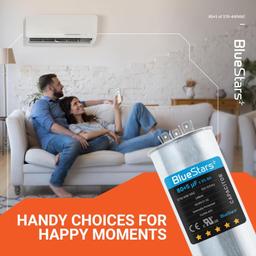 [Lifetime Warranty] 80+5 uF MFD ±5% 370/440 VAC Dual Run Round Capacitor TP-CAP-80/5/440R - Fits Condenser Straight Cool, Heat Pump thumbnail 5