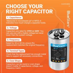 55 uF/MFD 370-440VAC Round Run Start Capacitor thumbnail 8