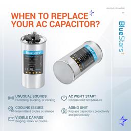 [Lifetime Warranty] 45+10 uF MFD ±5% 370/440 VAC Dual Run Start Round Capacitor CBB65 CBB65B 50/60 Hz - Fits AC Unit Fan Motor, Heat Pump thumbnail 1