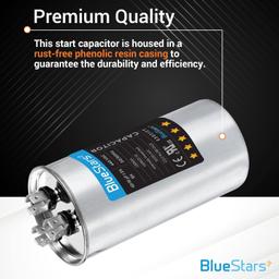 [Lifetime Warranty] 45+10 uF MFD ±5% 370/440 VAC Dual Run Start Round Capacitor CBB65 CBB65B 50/60 Hz - Fits AC Unit Fan Motor, Heat Pump thumbnail 7