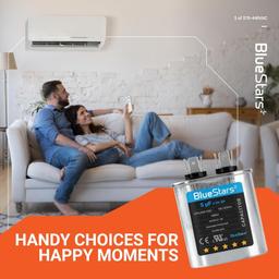 [Lifetime Warranty] 5 uF MFD Â±5% 370/440 VAC Oval Run Start Capacitor - Fits AC Motor Run, Fan Start, Heat Pump - Replaces 97F5705 thumbnail 3