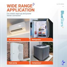 [Lifetime Warranty] 5 uF MFD Â±5% 370/440 VAC Oval Run Start Capacitor - Fits AC Motor Run, Fan Start, Heat Pump - Replaces 97F5705 thumbnail 2