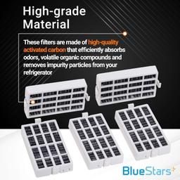 [Lifetime Warranty] W10311524 AIR1 Refrigerator Air Filter Cartridge Replacement - Compatible with Whirlpool FreshFlow Air Filter, Maytag KitchenAid Jenn-Air Kenmore, Replaces 2319308, W10335147 - Pack of 12 thumbnail 2