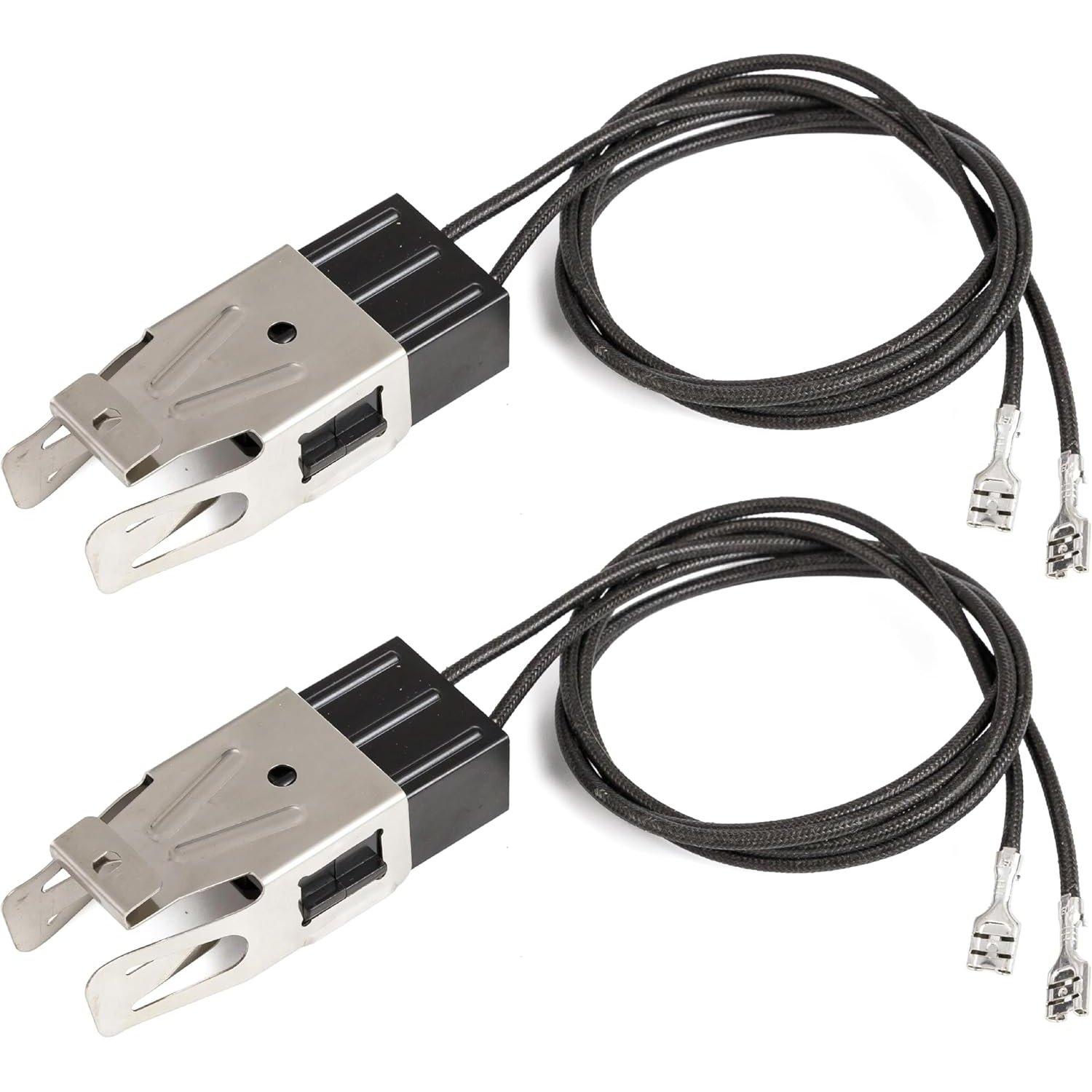 [Lifetime Warranty] WB2X8228 Element Receptacle and Wire Kit - Compatible With GE Hotpoint Kenmore Electric Ranges and Cooktops - Replaces AP2013499, PS242972, 250535, AH242972, EA242972, WB62X5358 - Pack of 2 image 0