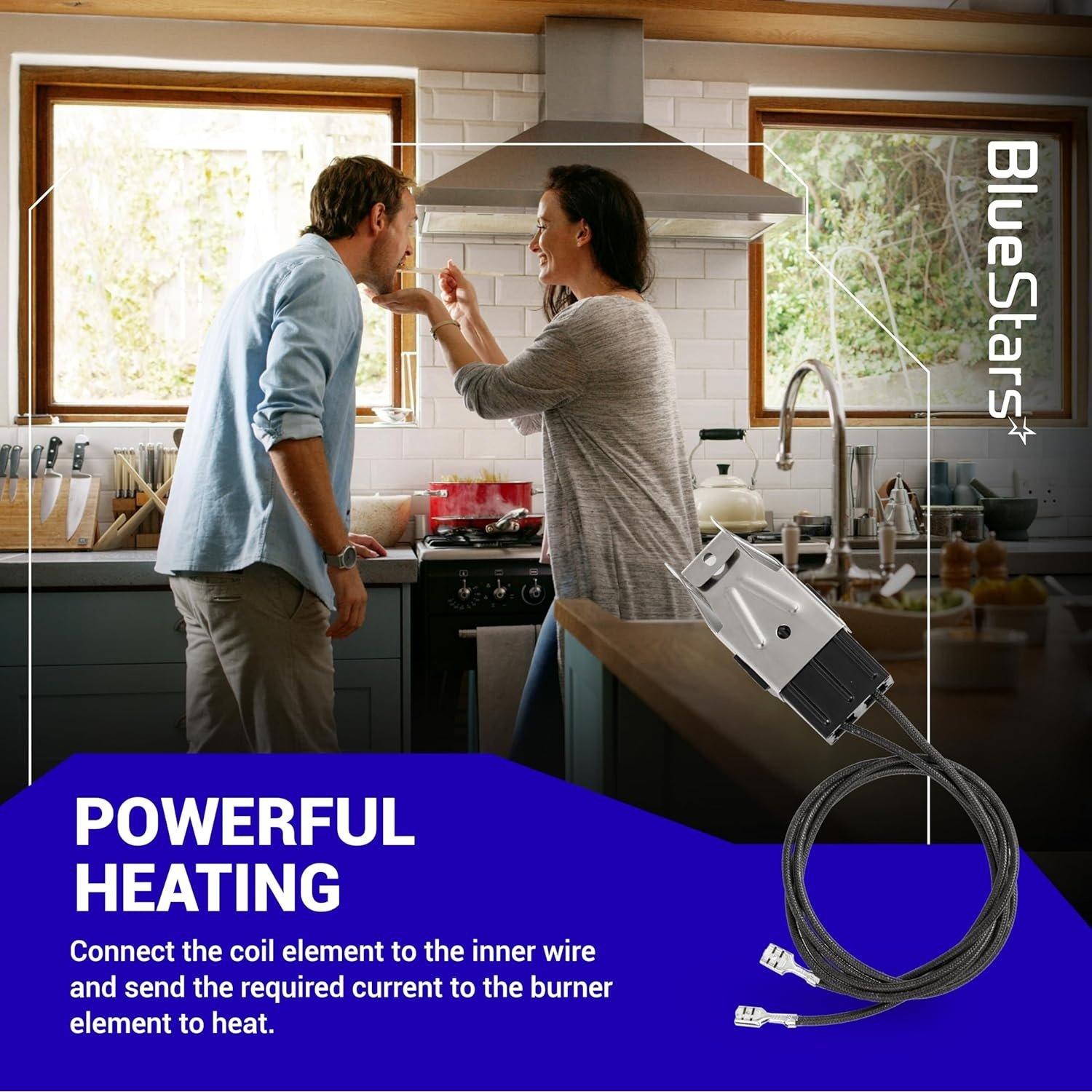 [Lifetime Warranty] WB2X8228 Element Receptacle and Wire Kit - Compatible With GE Hotpoint Kenmore Electric Ranges and Cooktops - Replaces AP2013499, PS242972, 250535, AH242972, EA242972, WB62X5358 - Pack of 2 image 2
