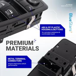 [Lifetime Warranty] 68139805AB Power Master Window Switch - Replaces 56046823AE | 3+8 Pins thumbnail 3