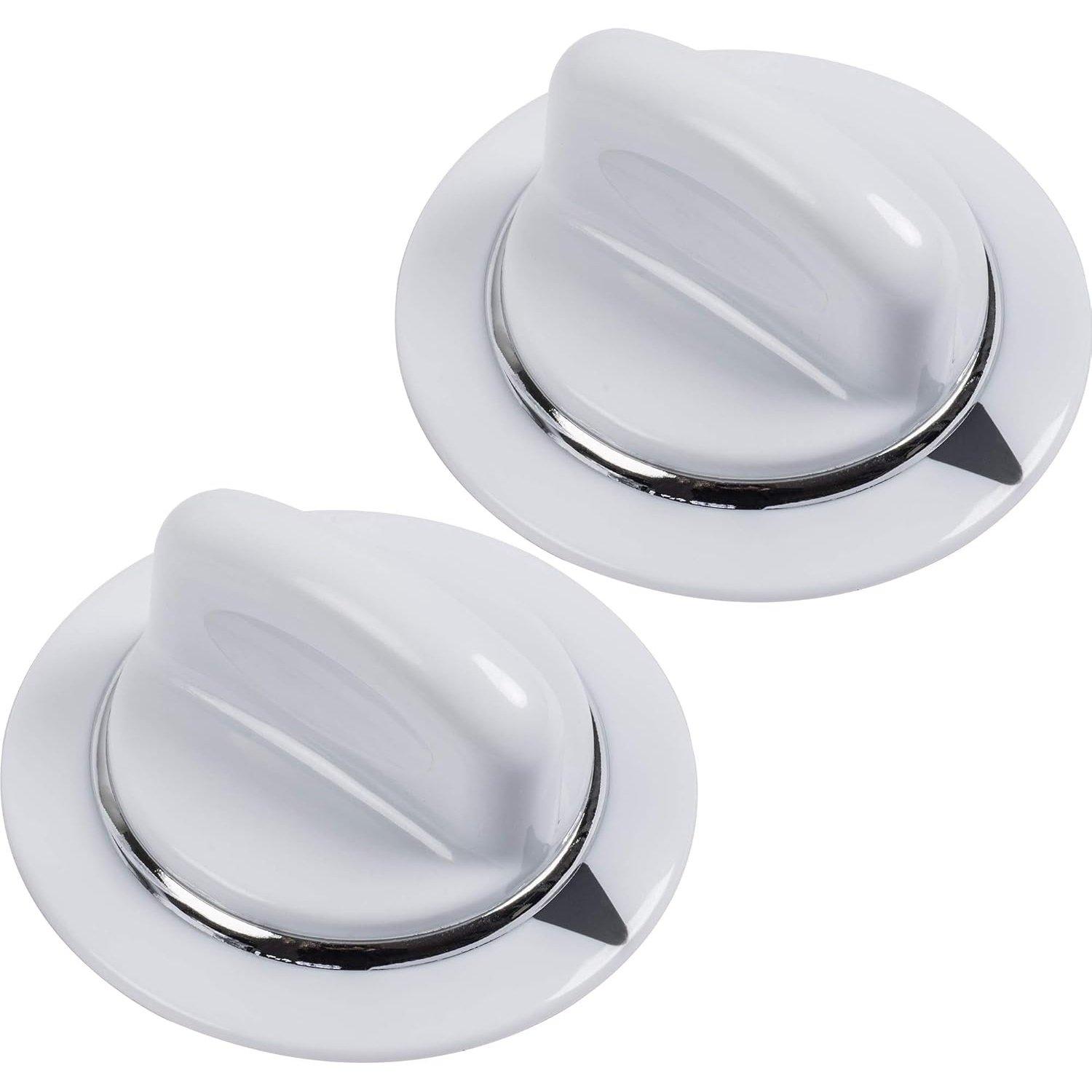 [Lifetime Warranty] WE01X20374 Dryer Timer Knob - Compatible with GE Hotpoint Dryers â€“ Replaces PS8769912 AP5805160 WE1M589 WE1M856 - Pack of 2 image 0