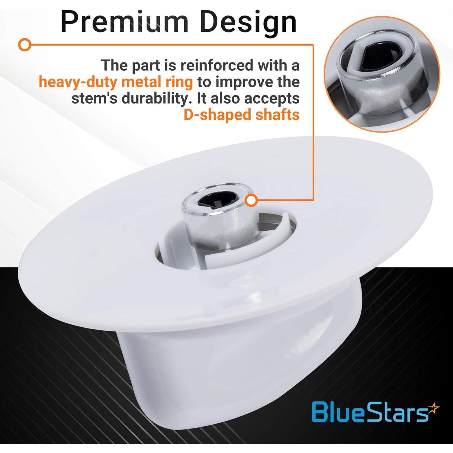 [Lifetime Warranty] WE01X20374 Dryer Timer Knob - Compatible with GE Hotpoint Dryers â€“ Replaces PS8769912 AP5805160 WE1M589 WE1M856 - Pack of 2 image 6