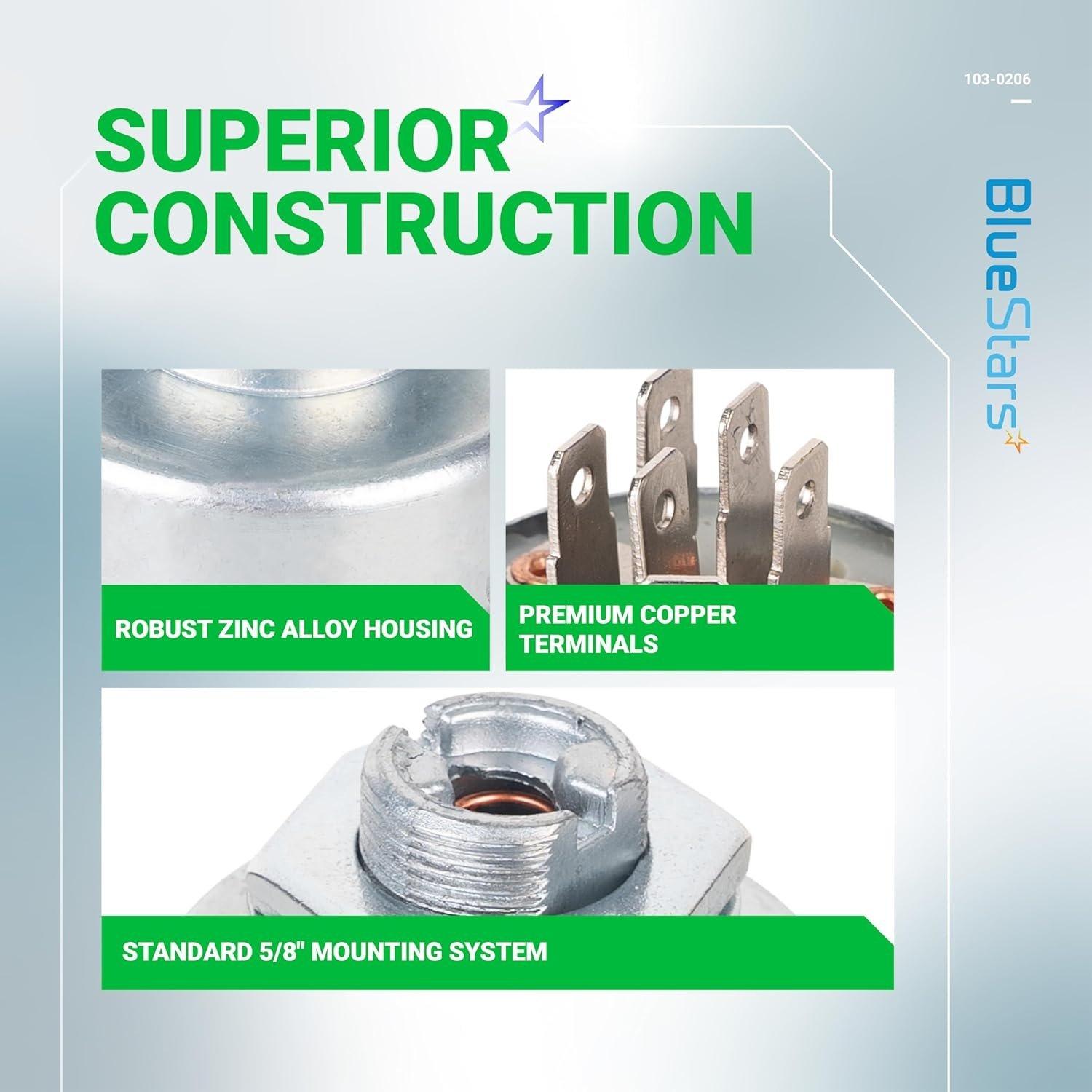 103-0206 Ignition Switch 3 Positions 6 Terminals image 5