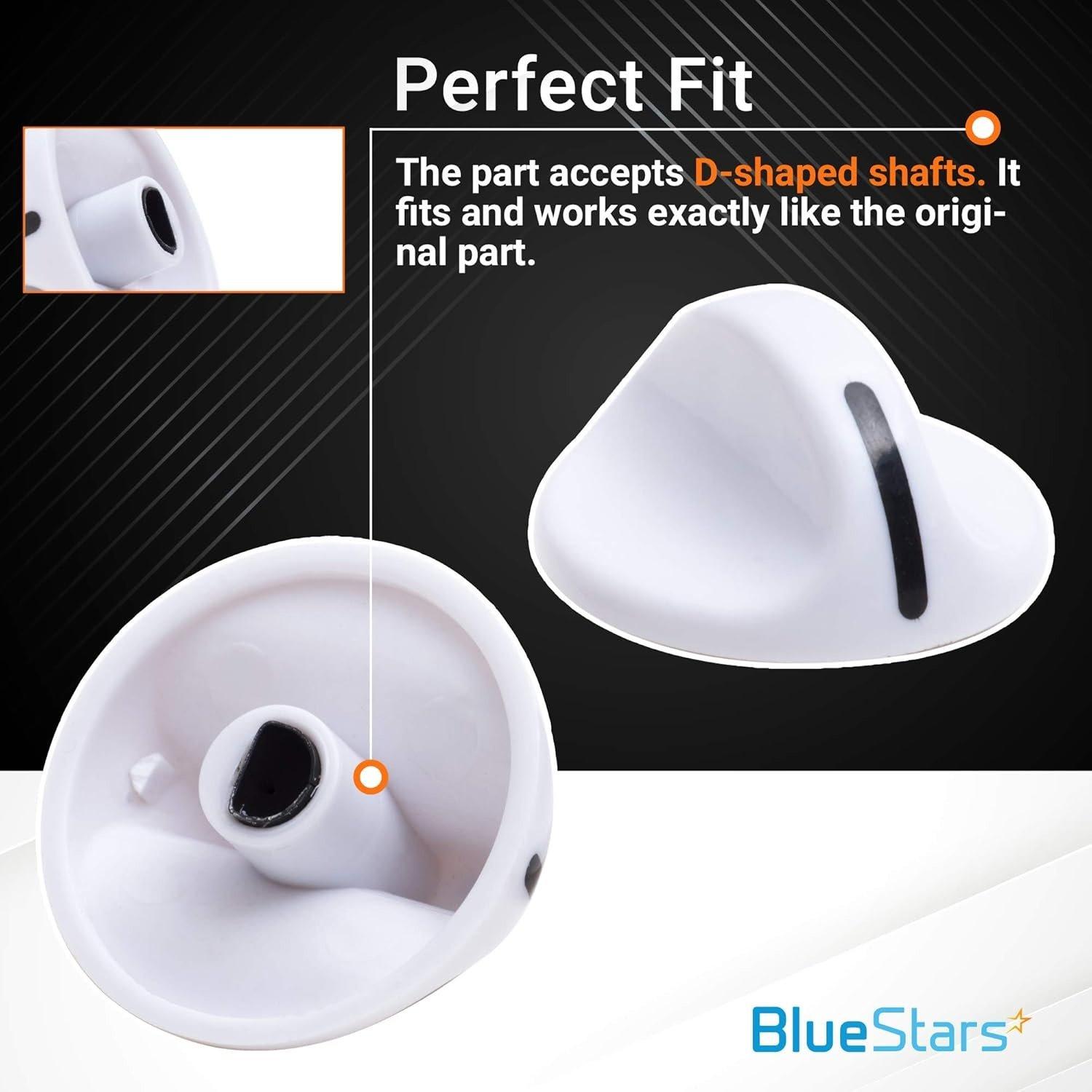 [Lifetime Warranty] 131965300 Dryer Timer Knob Replacement - Compatible with Frigidaire Electrolux Dryers - Replaces 131666601 131666604 131666606 - Pack of 4 image 2