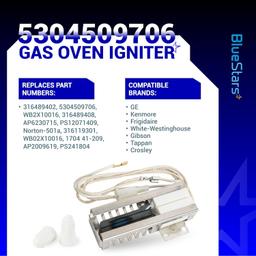 [Lifetime Warranty] 5304509706 Gas Oven Igniter - Replaces Norton-501A WB2X10016 316489408 PS12071409 AP6230715 thumbnail 3
