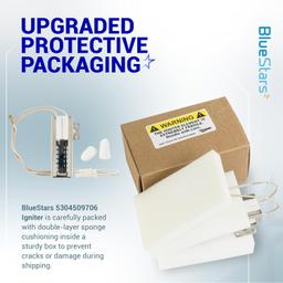 [Lifetime Warranty] 5304509706 Gas Oven Igniter - Replaces Norton-501A WB2X10016 316489408 PS12071409 AP6230715 thumbnail 7