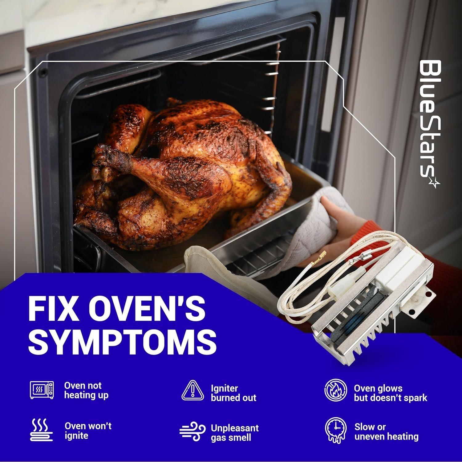 [Lifetime Warranty] 5304509706 Gas Oven Igniter - Replaces Norton-501A WB2X10016 316489408 PS12071409 AP6230715 image 5