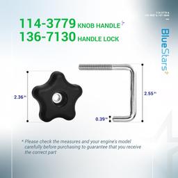 [Lifetime Warranty] 114-3779 Handle Knob 108-4887 Handle Lock 107-3844 thumbnail 4