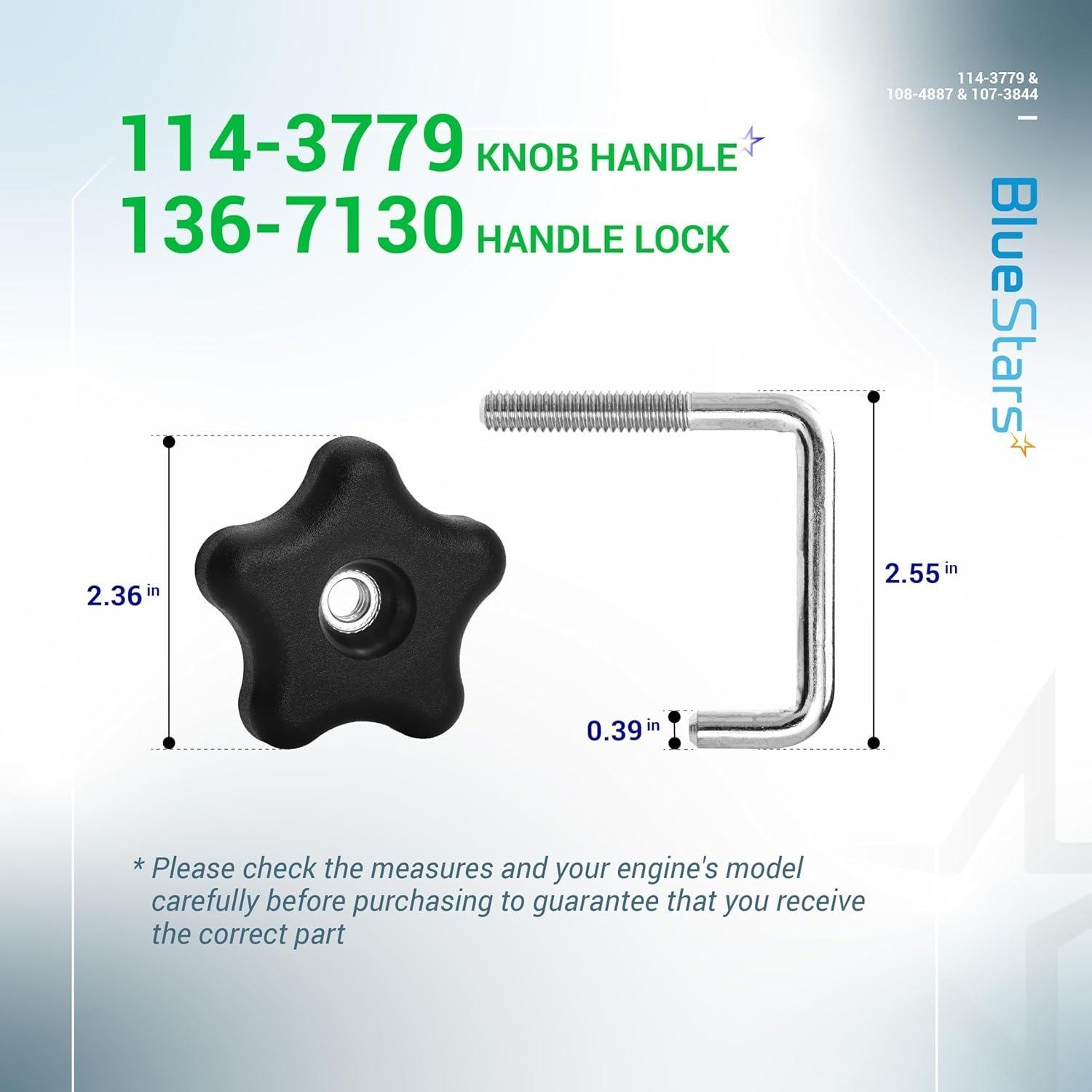 [Lifetime Warranty] 114-3779 Handle Knob 108-4887 Handle Lock 107-3844 image 4