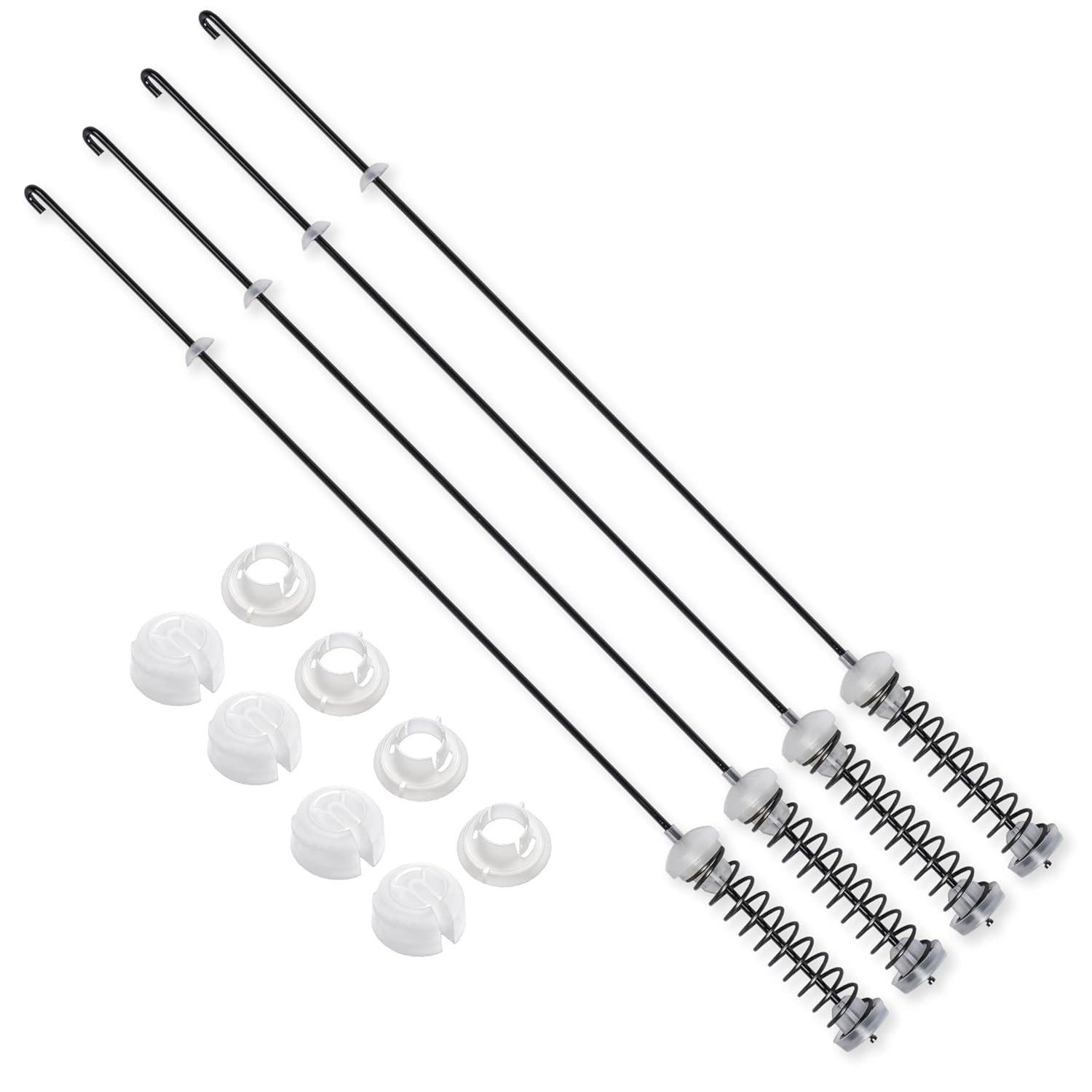 [Lifetime Warranty] W10780045 Washer Suspension Rod Replacement Kit - For Kenmore Whirlpool Washers NTW4516FW WTW4816FW2 RTW4516FW2 NTW4516FW2 NTW4605EW0 - Replaces W10537442 - Pack of 4 image 0