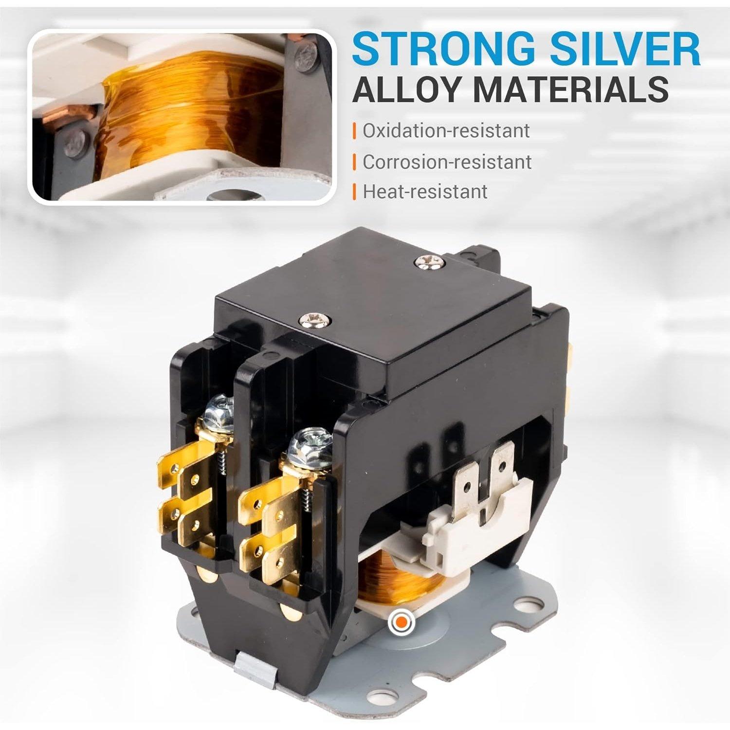 [Lifetime Warranty] 2 Pole Contactor 30 Amp 120VAC Coil image 6