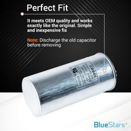 [Lifetime Warranty] 70+7.5 uF MFD 370/440 VAC Round Dual Run Capacitor - Fits Air Conditioner or Heat Pump Condenser thumbnail 6