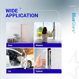 Weather Stripping Soundproof Door Seal Strip D-Shaped (Style #2) 0.35""W 40FT thumbnail 3