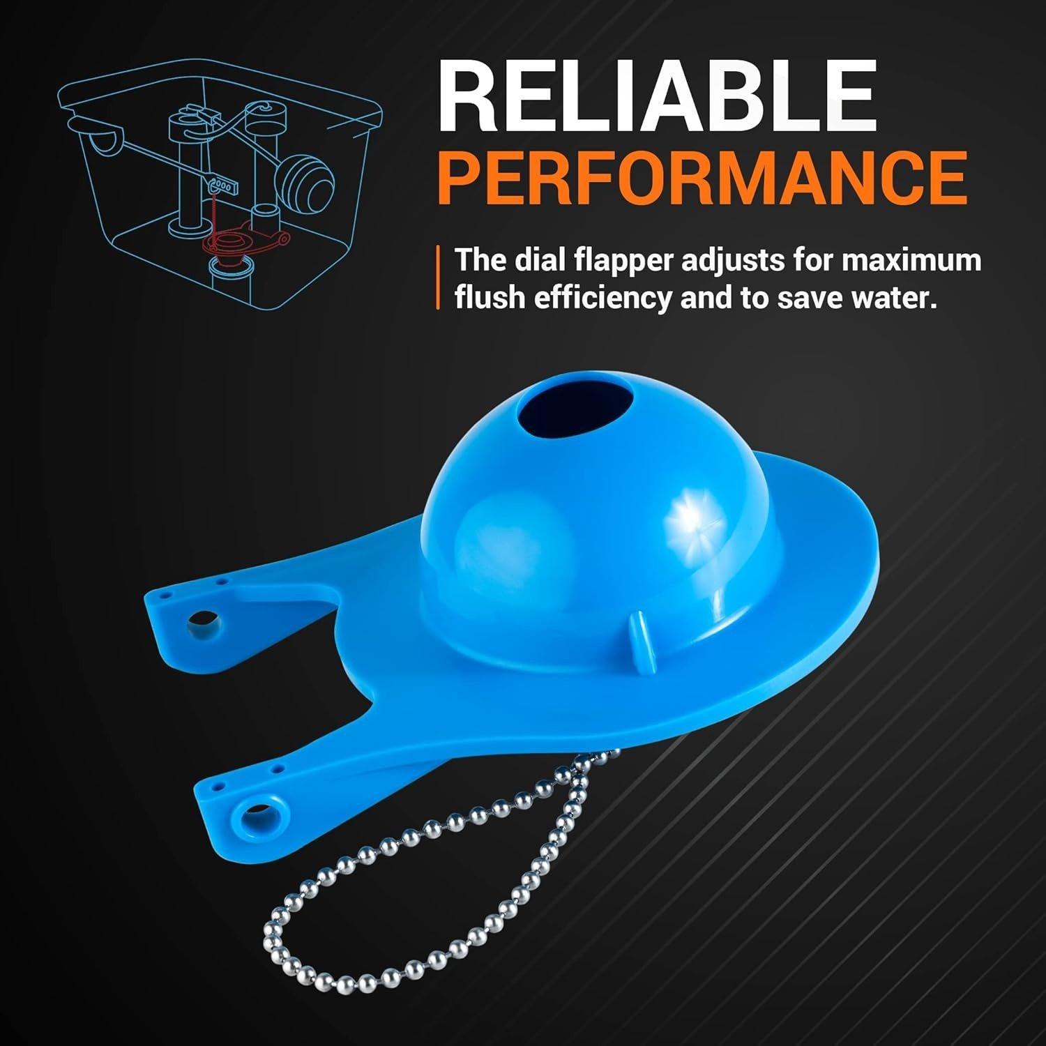 [Lifetime Warranty] 98923 Lowes AquaSource Original Flapper - Pack of 2 image 1