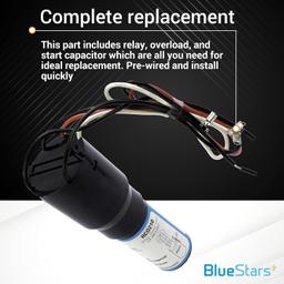 [Lifetime Warranty] RCO210 3 in 1 Hard Start Capacitor Replacement - RSC Series Solid State Relay Overload & Start Capacitor Combination - 1/3-1/2 H.P. 115VAC thumbnail 4