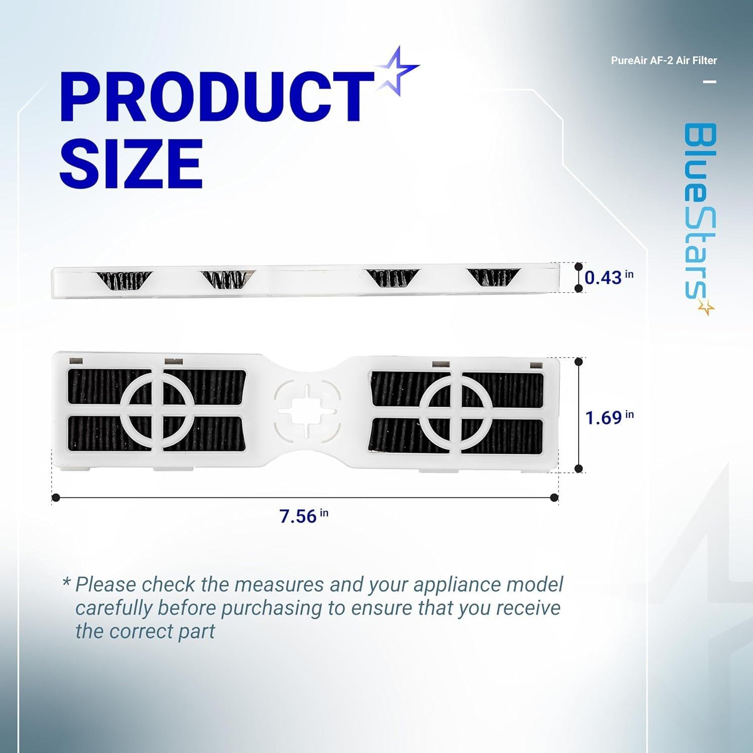 [Lifetime Warranty] FRGPAAF2 PureAir AF-2 Refrigerator Air Filter - Compatible with Frigidaire FRFC2323AS FRFC232LAF FRFC233LAF FRFG2323AF FRFN2823AS GRMG2272BF PRFS2883AF PRFC2383AF - Pack of 6 image 7