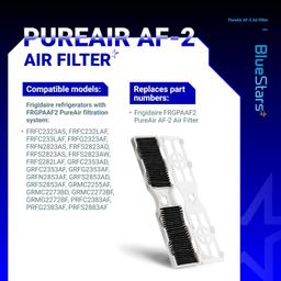 [Lifetime Warranty] FRGPAAF2 PureAir AF-2 Refrigerator Air Filter - Compatible with Frigidaire FRFC2323AS FRFC232LAF FRFC233LAF FRFG2323AF FRFN2823AS GRMG2272BF PRFS2883AF PRFC2383AF - Pack of 6 thumbnail 8