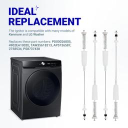 [Lifetime Warranty] AJK72909307 Washer Suspension Rods Kit - Pack of 4 thumbnail 8