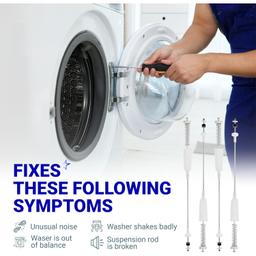 [Lifetime Warranty] AJK72909307 Washer Suspension Rods Kit - Pack of 4 thumbnail 5