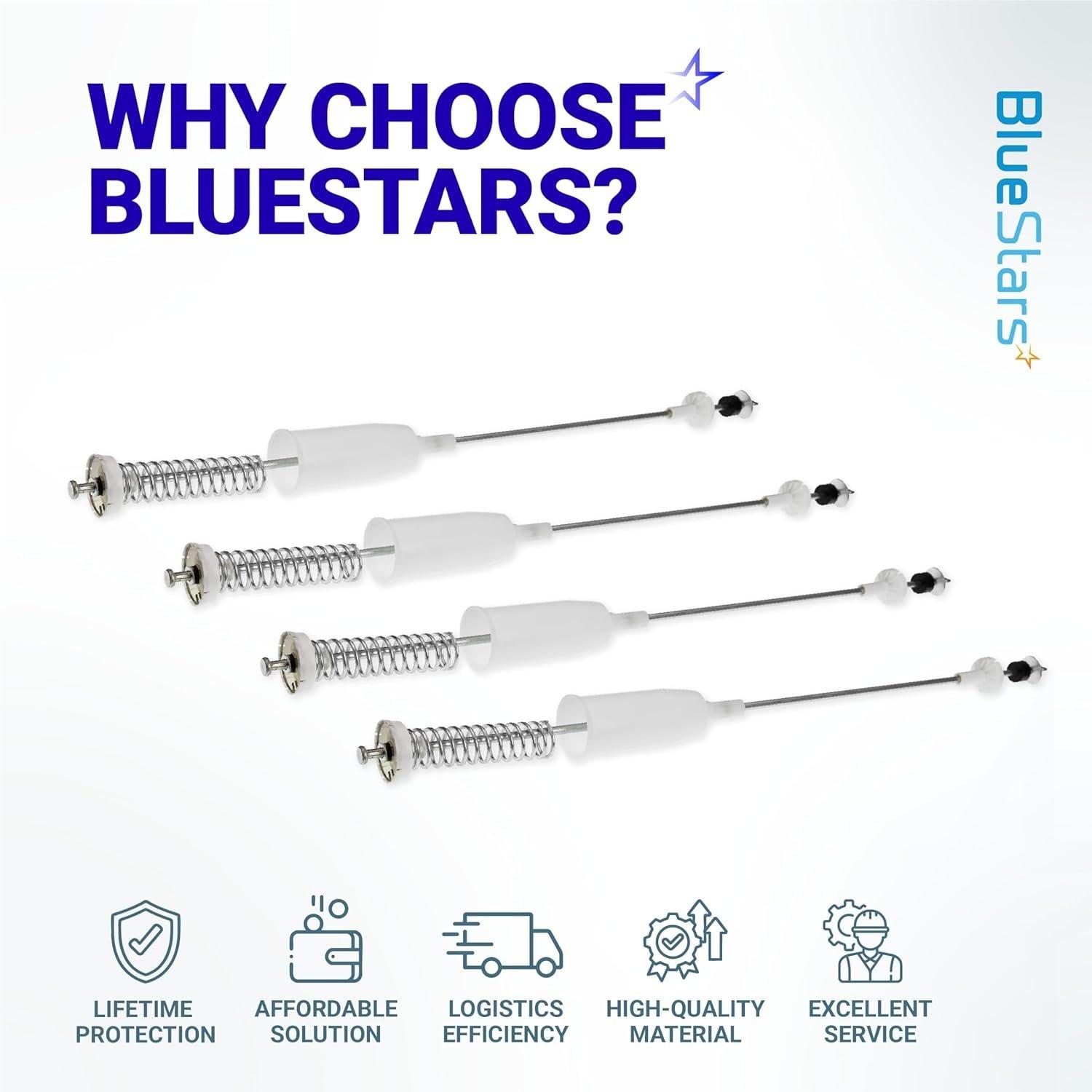 [Lifetime Warranty] AJK72909307 Washer Suspension Rods Kit - Pack of 4 image 2