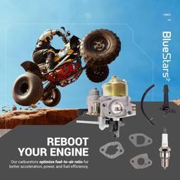 [Lifetime Warranty] 196CC Carburetor Kit Coleman Powersports thumbnail 1