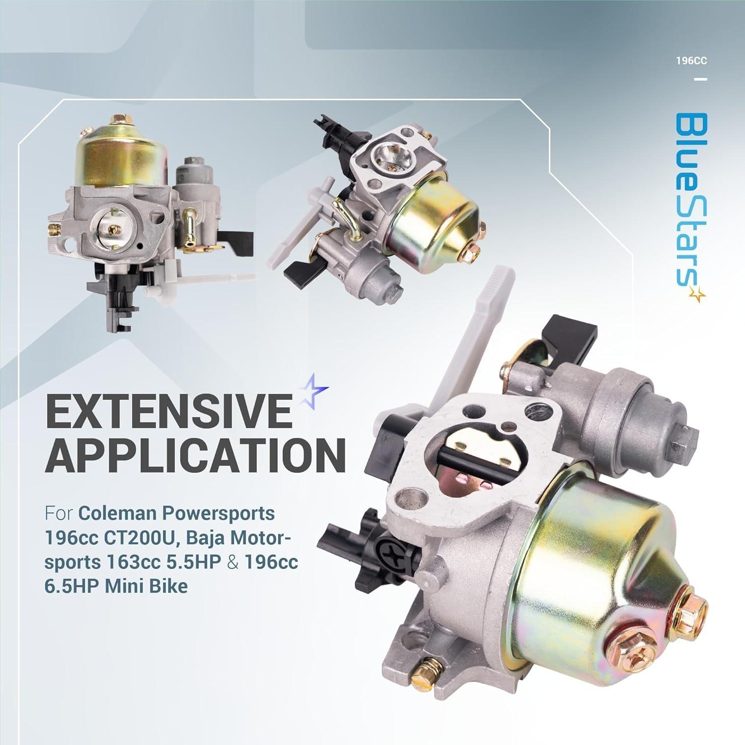 [Lifetime Warranty] 196CC Carburetor Kit Coleman Powersports image 6