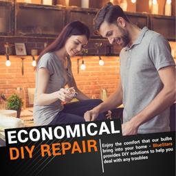 B10 E12 Light Bulbs 3.5W 120V LED - Pack of 6 thumbnail 6